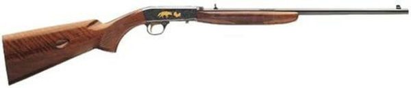 Browning SA-22 Grade VI, 22LR, 19.25", 11rd, Gloss American Walnut, Blued, 24 Karat Gold Engraving