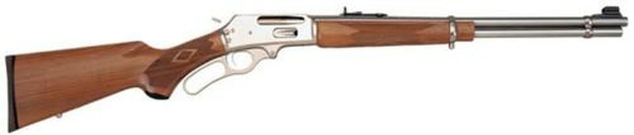 Marlin Model 336 Lever 30-30 Win, 20" Barrel, Stainless Steel, Walnut Stock