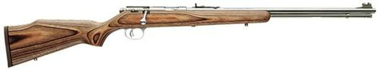Marlin XT-22MTSL ProFire Adjustable Trigger, 22" SS Barrel Laminate Brown Stock, Hood Sights, Rifle Pad 12 shot
