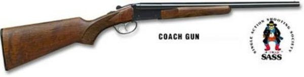 Stoeger Coach Gun SxS, A-Grade Satin Walnut, Blue 20 Ga 20" Barrel