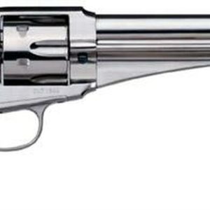 Uberti 1875 Army Outlaw Revolver, .45 Colt, 7.5", Nickel Finish, Walnut Grip
