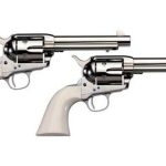 Uberti 1873 Cattleman Cody NM, .45 Colt, 5.5", Nickel/Ivory Grip, Matching Set (1 of 2 Pistols) - Sold with 037084980409