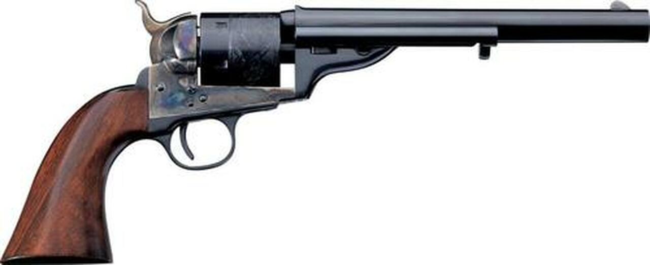 Uberti 1872 Open Top Late Model Army Revolver, .45 Colt, 7.5", Walnut/Blued