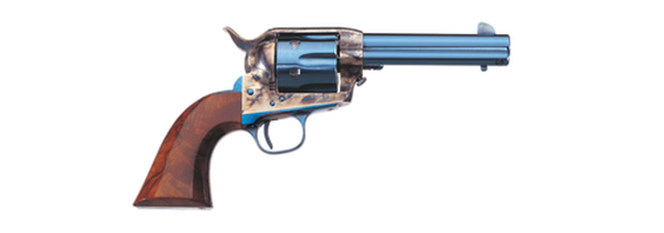 Uberti 1873 Cattleman Cavalry, .45 Colt, 7.5" Barrel, 6rd, Walnut, Charcoal Blue