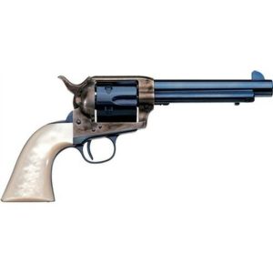 Uberti 1873 Cattleman Frisco, .45 Colt, 4.75", 6rd, Pearl Grips, Charcoal Blue