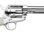 Traditions 1873 Single Action Revolver, .357 Mag/.38 Special, 4.75", Nickel/White Grips
