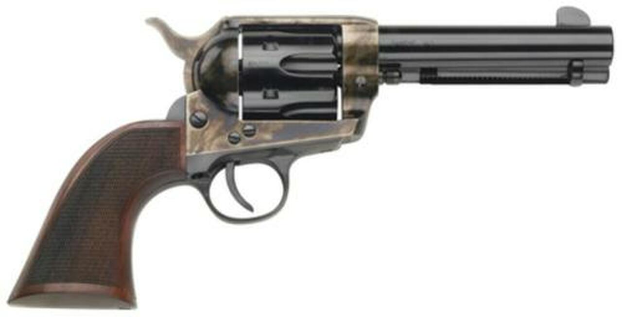 Traditions Black Powder Frontier 1873 Single Action Revolver .357 Magnum 4.75" Barrel Case Hardened Finish Checkered Walnut Grip