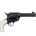 Traditions 1873 Liberty 45LC 4.75" 6rd White PVC Grips Blued