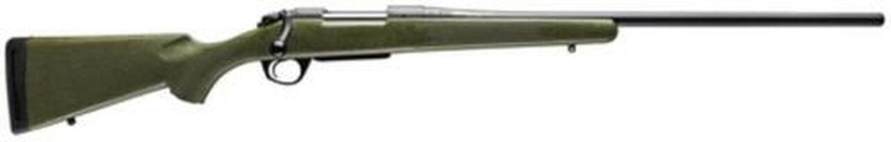 Bergara B-14 Hunter .270 Winchester 24" Barrel Matte Blue Finish Detachable Box Magazine Synthetic Stock Green With Tan/Black Flecks 4rd