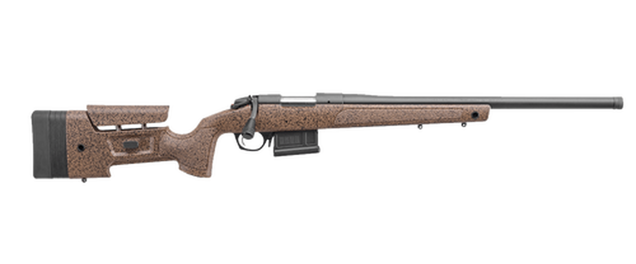 Bergara B-14 HMR .22-250 Rem, 24" Threaded Barrel, Molded Mini-Chassis Stock, Left Handed, 5rd