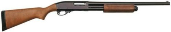 Remington 870 Police 12 Ga 18" Barrel Parkerized Finish Bead Sights Wood Stock 4rd