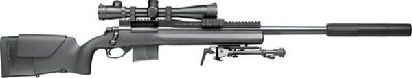 Remington M24 A2 SWS 308/7.62, 24" Barrel, H-S Precision Adjustable Stock, Powder Coat Stainless Steel, 4rd