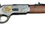 Winchester 1873 45 Colt Black/Gold Lever 20" Barrel Walnut Stock 10 Rd