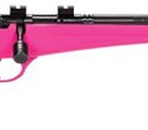 Savage Rascal FV-SR Youth Action Rifle, 22 LR, 16.125" Barrel, Pink Stock
