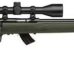 Savage MKII FXP 22LR, 21" Barrel, Bushnell 3-9x40 Scope Incl, Blued Finish, Olive Drab Stock, 10rd