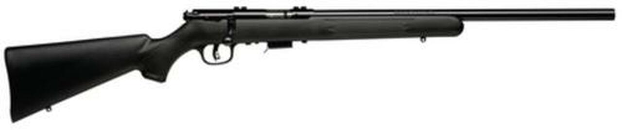 Savage Mark II FV Bolt 22 LR 21" Barrel, Synthetic Black Stock Blued, 5rd