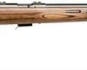 Savage 93 BTVS, 22 WMR, 21" Heavy Barrel, Stainless Steel Barrel and Action, Brown Laminate Wood Stock, 5Rd, Detachable Box Magazine