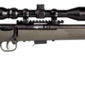 Savage 93R17 FVXP 17 HMR, 18" Threaded Fluted Heavy Barrel, Bushnell 3-9x40, OD Green Stock, 5rd Mag