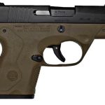 Beretta BU9 Nano 9mm 3.07, /8+1 Flat Dark Earth Poly Grip/Frame Black, 6 rd