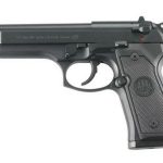 Beretta M9 22LR, 5.3", 10rd, Black Rubber Grip, Black