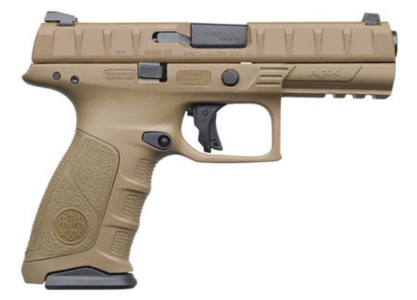 Beretta APX Full Size Single/Double 9mm, 4.9" Barrel, Flat Dark, 15rd