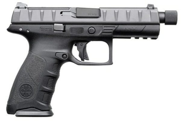 Beretta APX Combat 9mm 4.25" Threaded Barrel 3-Dot Sights Rail Black 17rd Mag