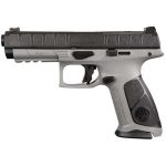 Beretta APX Target 9mm, 4.76" Barrel, Wolf Gray, Fiber Optic Sight, 17rd