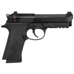 Beretta 92X Centurion 9mm, 4.3" Barrel, DA/SA, Decock-Only, Black, 15rd