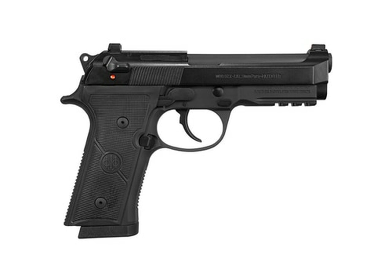 Beretta 92X Centurion 9mm, 4.3" Barrel, DA/SA, Decock-Only, Black, 15rd