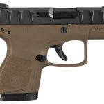 Beretta APX Carry 9mm, 3.07" Barrel, Black Slide, Flat Dark Earth, 6rd / 8rd
