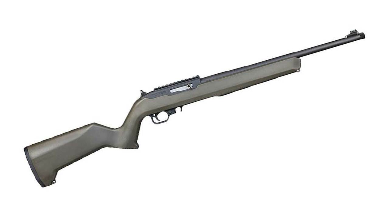 Thompson Center T/CR22 22 LR 17" Barrel OD Green Stock 10rd Mag