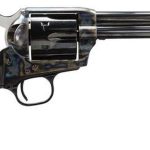 Colt Single Action Army .45 Colt, 5.5" Barrel, Case Hardened, Blue Finish, Black Grips, 6rd