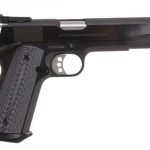 Colt Mfg 1911 Special Combat Government Single 45 Automatic Colt Pistol, 5", Black/Silver Grips, Blued