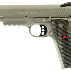 Colt Government Delta Elite Rail 10mm 5" Barrel SS Brushed Finish Novak Sights 8rd Mag