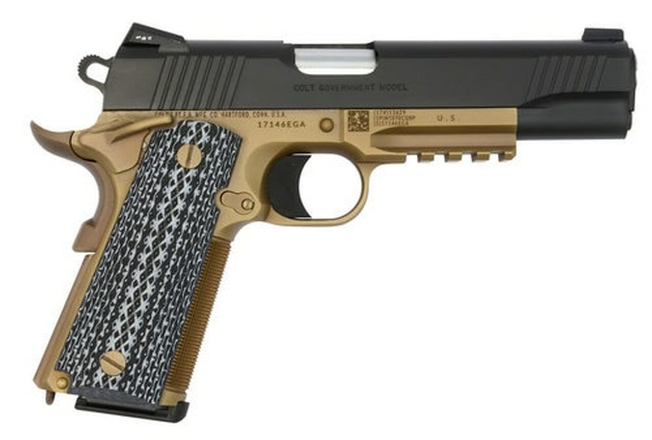 Colt Gov Custom 45 ACP, 5", Two Tone