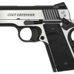 Colt Combat Elite Defender 1911, Compact, 9MM, 3" Barrel, SS Two-Tone Finish, G10 Grips, 8rd Mag, Novak Night Sights