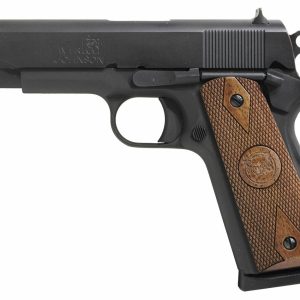 Iver Johnson 1911 Falcon Commander 70 Series .45 ACP, 5" Barrel, Walnut Grip, Blued, 8rd