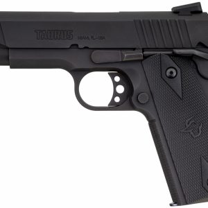 Taurus 1911 Commander 9mm, 4.20" Barrel, Checkered Grip, Black, 9rd