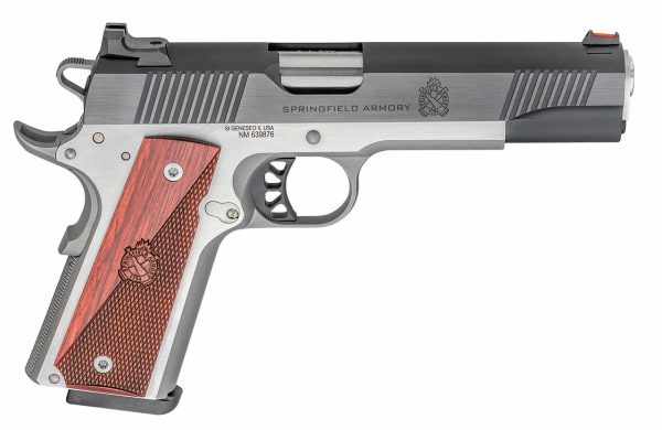 Springfield Ronin Operator 1911, Full Size, 9mm, 5" Barrel, Blued, SS Frame, Fiber Optic Front Sight Tactical White Dot Rear, 9rd Mag