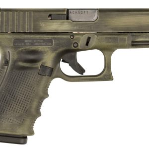 Glock G19 Gen4 9mm, 4.01", 15rd, OD Green Battleworn Finish