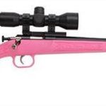 Keystone Crickett 22LR Package, Pink Stock, Scope and Base