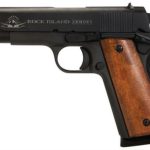 Rock Island Armory 1911 GI Midsized 45 ACP 4.25" Barrel Parkerized Finish Fixed Sights 8rd MA Compliant