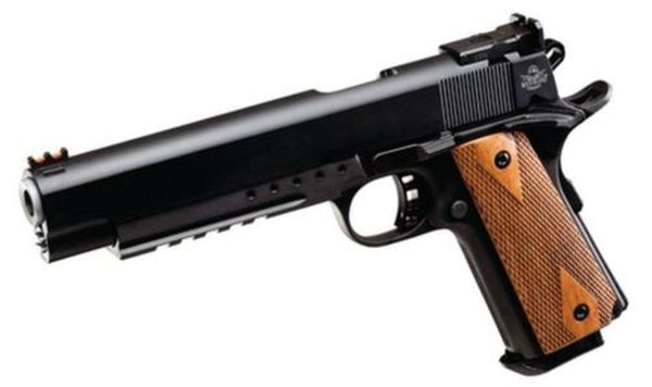 Rock Island Armory Pro Match Ultra 1911A1 10mm 6" Barrel Parkerized Finish Fiber Optic Front Sight 8rd