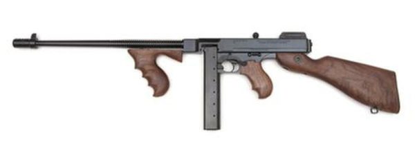Auto Ordnance Thompson Model 1927A-1 Deluxe 45 ACP Carbine 16.5" Barrel Blue Finish Walnut Stock 30rd