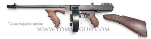 Thompson 1927A1 Deluxe, Detachable Stock, .45 Semi-Auto