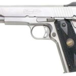 Thompson A Custom 1911 Single Action 45 ACP 5"Brrel, Laminate Wood Grips, SS Finish, 7 Round Mag