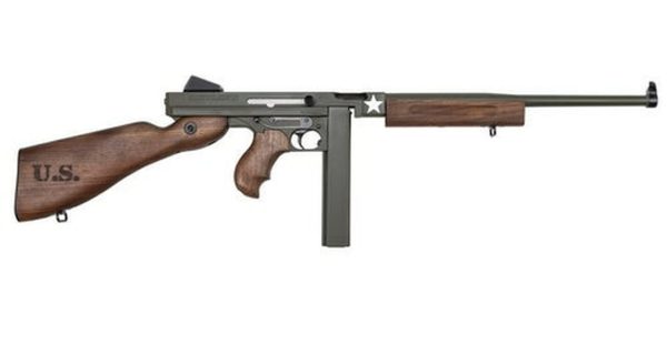 Auto-Ordnance M1 Carbine Tanker .45 ACP, 16.5" Barrel, Walnut, OD Green, 20rd/30rd