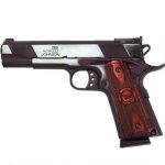 Iver Johnson Eagle 1911 A1, 45 ACP, 5", 8rd, Polished Blue, Wood Grips
