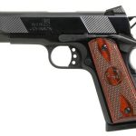 Iver Johnson 1911 Hawk, 45 ACP, 4.25", 8rd, Rosewood Grips, Black