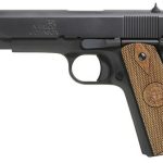 Iver Johnson 1911 A1 Government, 9mm, 5", 9rd, Walnut Grips, Black